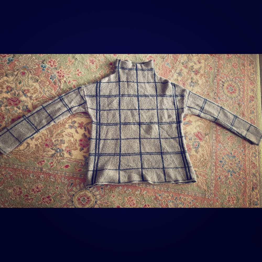 Christian Siriano over sized mock sweater